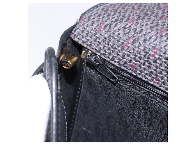 Borsa a tracolla SAINT LAURENT Canvas Purple Gold Tone Auth 202276A Porpora - vista 20