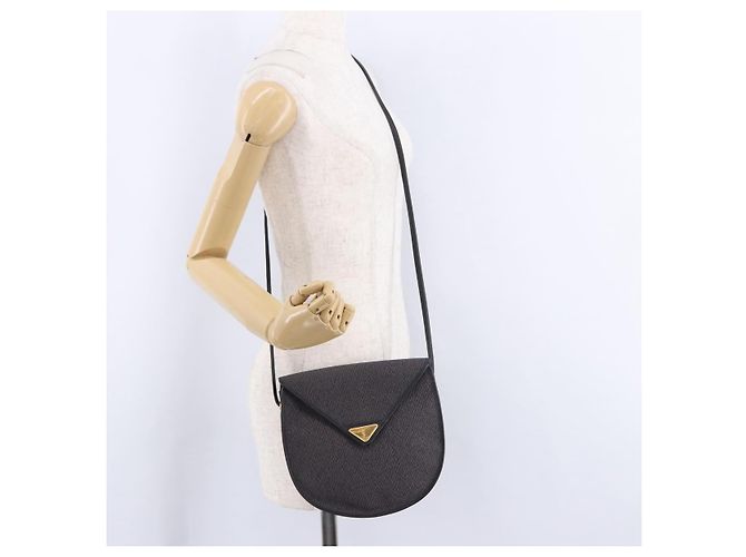 Borsa a tracolla SAINT LAURENT Canvas Purple Gold Tone Auth 202276A Porpora - vista 22