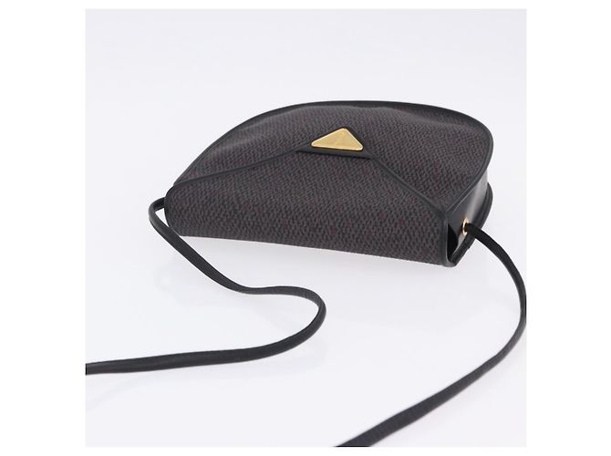 Borsa a tracolla SAINT LAURENT Canvas Purple Gold Tone Auth 202276A Porpora - vista 6