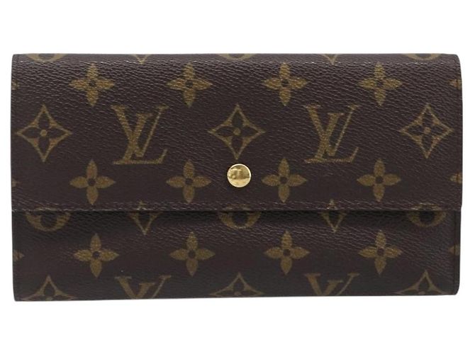 LOUIS VUITTON Monogram Portefeuille International Wallet M61217 LV Auth 200002A Monogramma - vista 13
