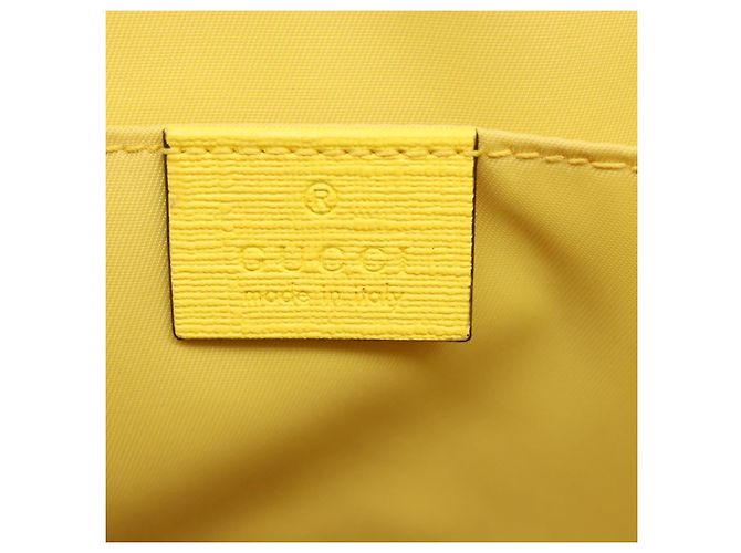 Borsa per bambini GUCCI GG Supreme PVC Beige 605614 Auth 201926V - vista 17