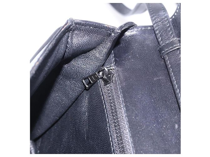 BALLY Schultertasche aus Leder Schwarz Goldfarben Auth 202267A - Ansicht 22