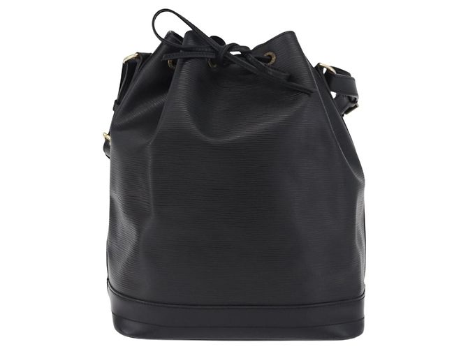 Borsa a tracolla LOUIS VUITTON Epi Petit Noe Nera M44102 LV Auth 200543V Nero - vista 13