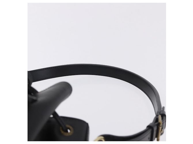 Borsa a tracolla LOUIS VUITTON Epi Petit Noe Nera M44102 LV Auth 200543V Nero - vista 14