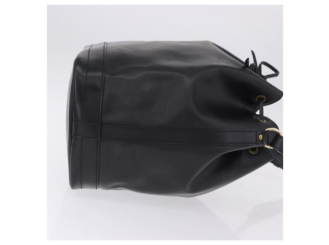 Borsa a tracolla LOUIS VUITTON Epi Petit Noe Nera M44102 LV Auth 200543V Nero - vista 3