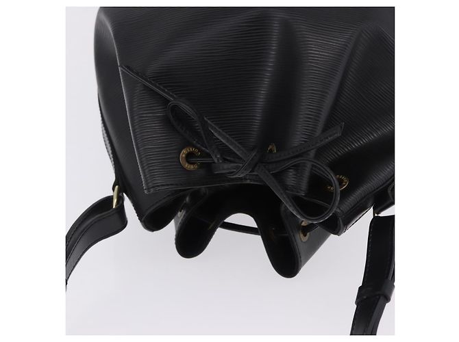 Borsa a tracolla LOUIS VUITTON Epi Petit Noe Nera M44102 LV Auth 200543V Nero - vista 6
