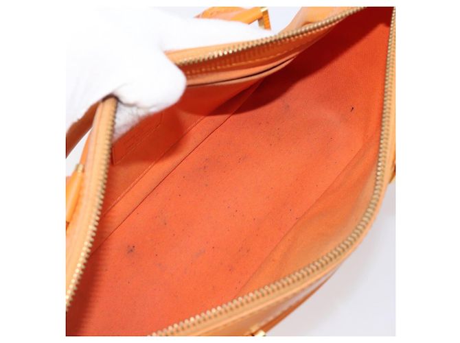 Borsa LOUIS VUITTON Epi Danura PM 2way Orange Mandarin M5891H LV Auth 199900A Arancione Grigio - vista 11