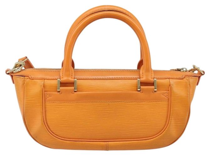 Borsa LOUIS VUITTON Epi Danura PM 2way Orange Mandarin M5891H LV Auth 199900A Arancione Grigio - vista 2