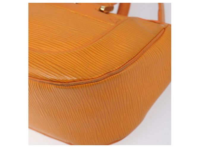 Borsa LOUIS VUITTON Epi Danura PM 2way Orange Mandarin M5891H LV Auth 199900A Arancione Grigio - vista 9
