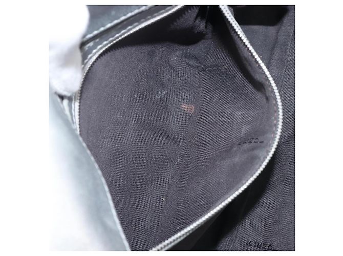 Borsa a spalla FENDI Zucca Mamma Baguette in pelle argento 8BR600 Auth yk20852SAM Prata - vista 27