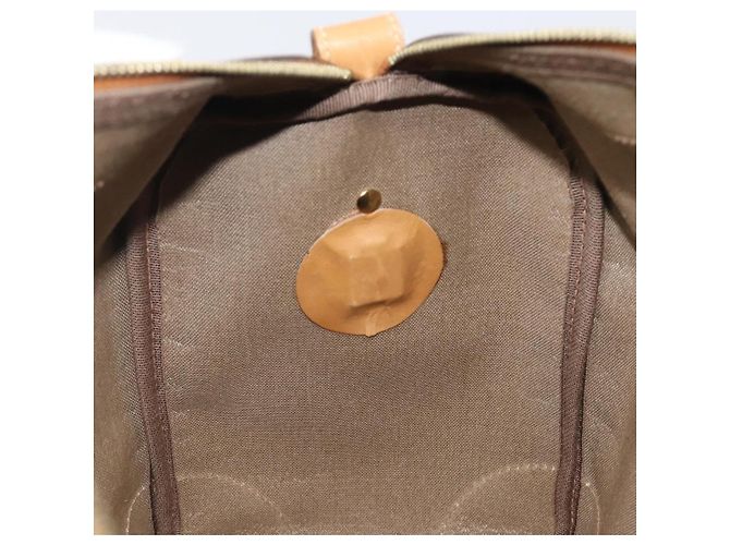 Borsa Boston GUCCI Micro GG Supreme PVC Beige Oro 58 012 468 40 Auth 197681A D'oro - vista 21