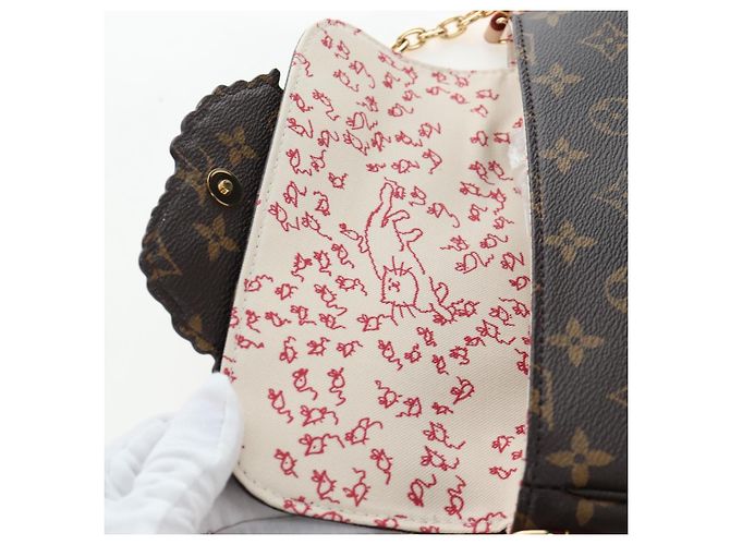LOUIS VUITTON Monogram Wallet on Chain Ivy Borsa a Tracolla M15148 LV Auth 199104SM Monogramma - vista 24