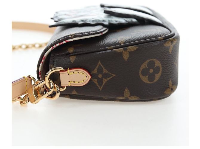 LOUIS VUITTON Monogram Wallet on Chain Ivy Borsa a Tracolla M15148 LV Auth 199104SM Monogramma - vista 3