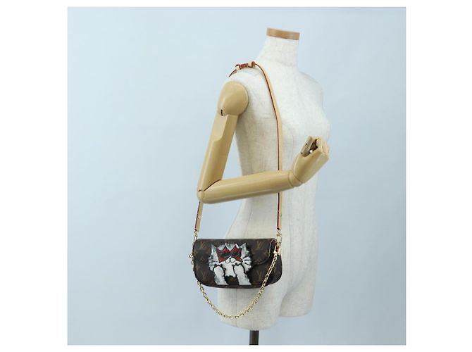 LOUIS VUITTON Monogram Wallet on Chain Ivy Borsa a Tracolla M15148 LV Auth 199104SM Monogramma - vista 31