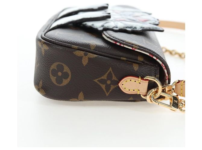 LOUIS VUITTON Monogram Wallet on Chain Ivy Borsa a Tracolla M15148 LV Auth 199104SM Monogramma - vista 4