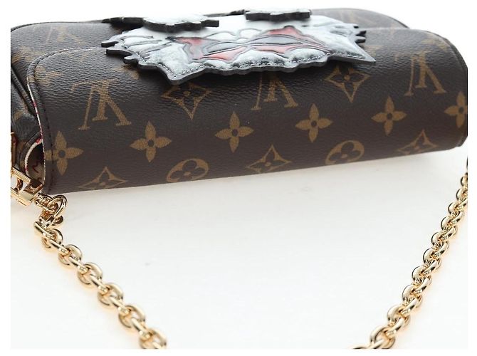 LOUIS VUITTON Monogram Wallet on Chain Ivy Borsa a Tracolla M15148 LV Auth 199104SM Monogramma - vista 6