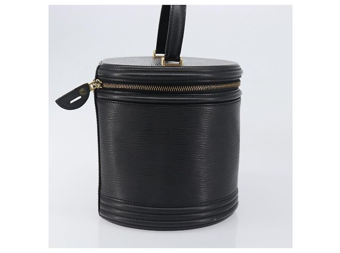 Borsa a mano LOUIS VUITTON Epi Cannes Nera M48032 LV Auth hk4006 Nero - vista 4