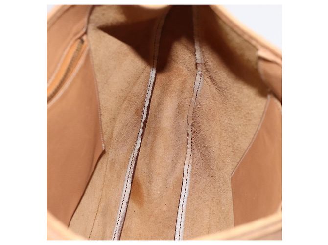 Hermès Borsa a tracolla HERMES Trim 38 in pelle Beige Gold Auth 199943A D'oro - vista 15