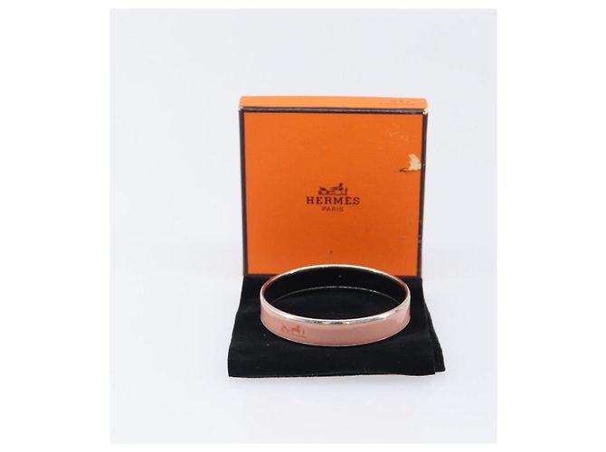 Hermès Bracciale HERMES Metal Pink Auth bs36918 Rosa - vista 13