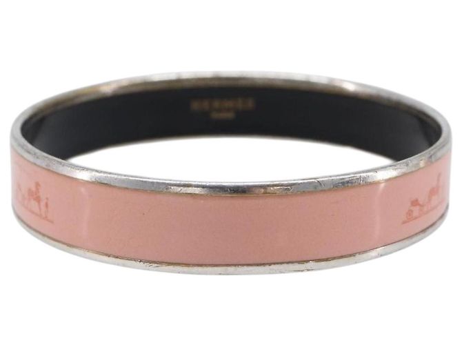 Hermès Bracciale HERMES Metal Pink Auth bs36918 Rosa - vista 2