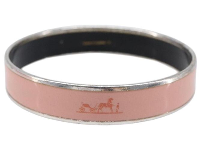 Hermès Bracciale HERMES Metal Pink Auth bs36918 Rosa - vista 3