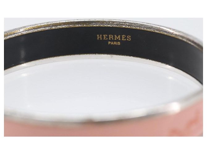 Hermès Bracciale HERMES Metal Pink Auth bs36918 Rosa - vista 6