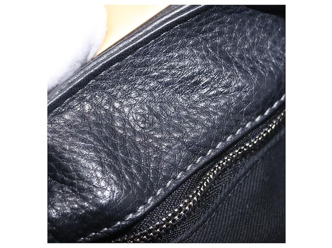 Chloé Borsa Chloe Paddington in pelle nera oro argento Auth ki6774M Nero D'oro - vista 19