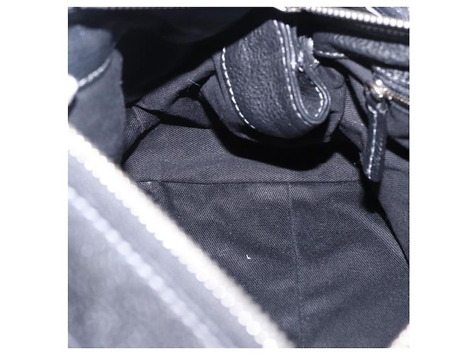 Chloé Borsa Chloe Paddington in pelle nera oro argento Auth ki6774M Nero D'oro - vista 22