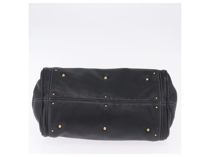 Chloé Borsa Chloe Paddington in pelle nera oro argento Auth ki6774M Nero D'oro - vista 9