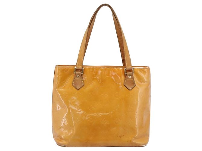 Borsa LOUIS VUITTON Monogram Vernis Houston Marshmallow Pink M91302 Auth bs37029 - vista 13