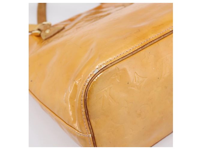 Borsa LOUIS VUITTON Monogram Vernis Houston Marshmallow Pink M91302 Auth bs37029 - vista 14