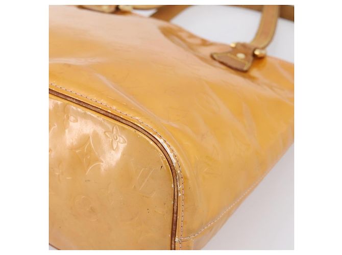 Borsa LOUIS VUITTON Monogram Vernis Houston Marshmallow Pink M91302 Auth bs37029 - vista 15