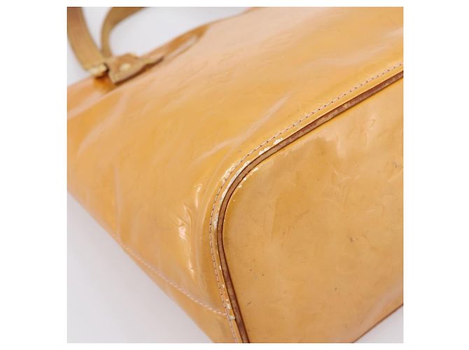 Borsa LOUIS VUITTON Monogram Vernis Houston Marshmallow Pink M91302 Auth bs37029 - vista 16