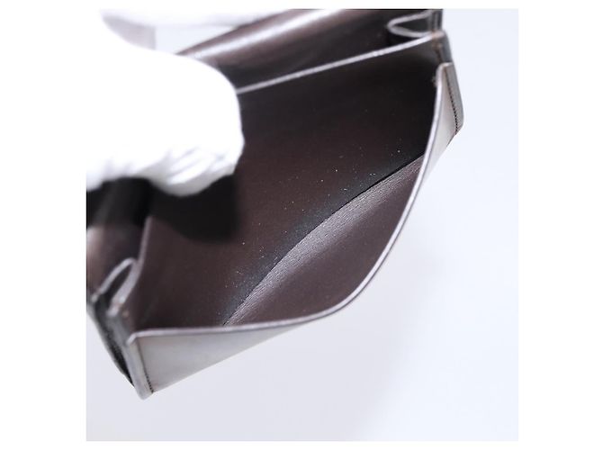 Tarjetero Berluti Gas Pearl de cuero marrón Auth 201010V Castaño - vista 10