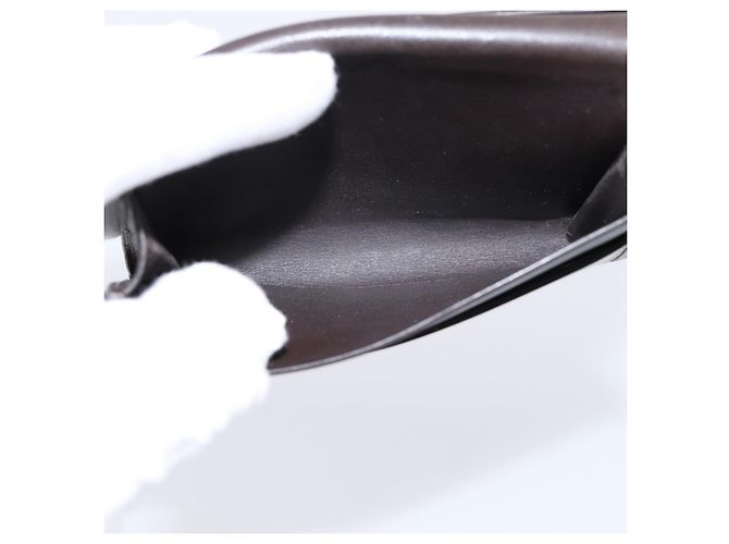 Tarjetero Berluti Gas Pearl de cuero marrón Auth 201010V Castaño - vista 9