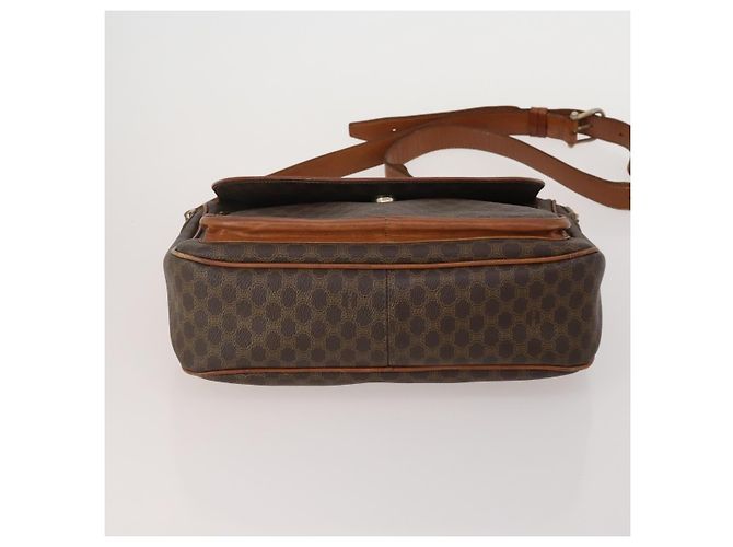 Céline Borsa a tracolla CELINE Macadam Canvas PVC Leather 5 Set Brown Auth BA13881 Marrone - vista 5