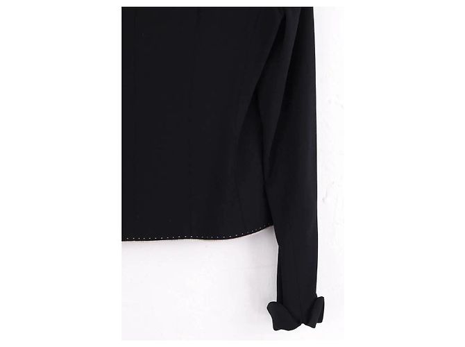 Giacca Max Mara in lana blu navy - vista 4