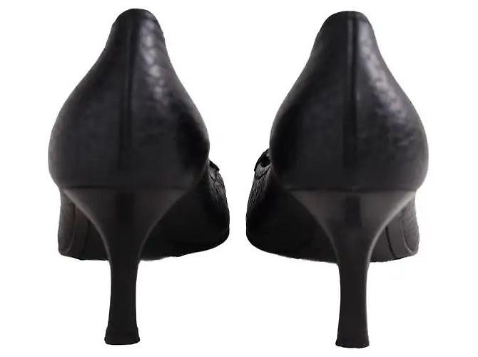 Tacchi Prada in pelle nera Nero - vista 2