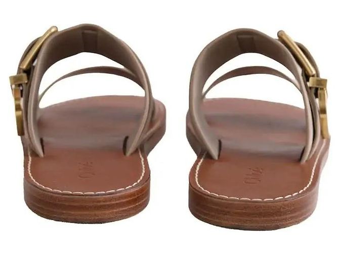 Sandali Chloé in camoscio grigi Grigio - vista 2