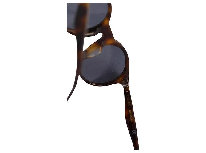 Occhiali da sole Céline marroni in plastica Marrone - vista 5