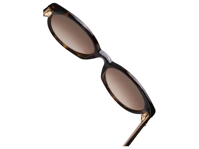 Gafas de sol Gucci marrones de plástico Castaño - vista 5