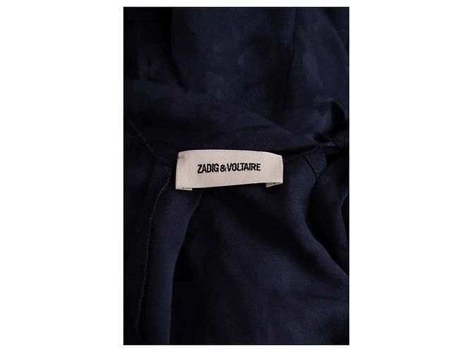 Abito in seta blu navy Zadig & Voltaire - vista 5