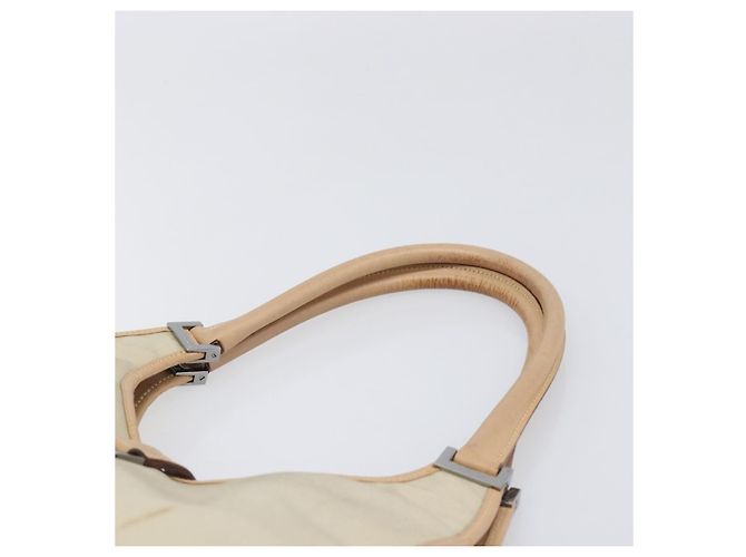 Bolsa de mão GUCCI Jackie Canvas Beige Silver 002 1067 Auth hk4065 Prata Bege - vista 14