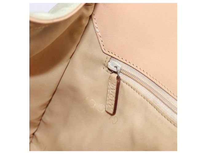 Bolsa de mão GUCCI Jackie Canvas Beige Silver 002 1067 Auth hk4065 Prata Bege - vista 24