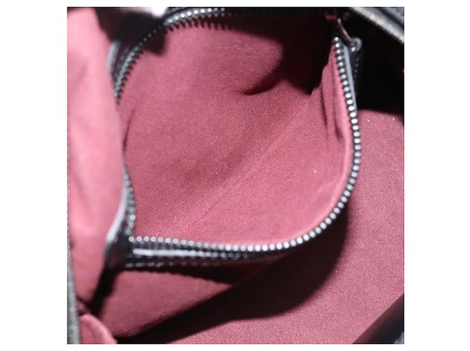 Autre Marque Stella MacCartney Borsa Box Falabella con catena Pelle 2way Nera 455137 Auth 201913V Nero Argento - vista 25