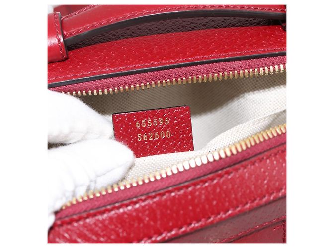Bolso GUCCI Micro GG Supreme Colaboración Doraemon PVC Beige 655596 Auth 202069M Dorado - vista 11