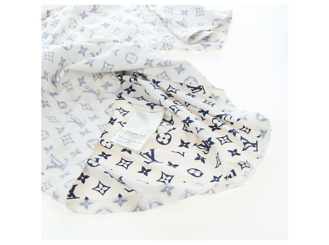 Camiseta estampada LOUIS VUITTON Monogram Escal S Blanca LV Auth 193729M Blanco - vista 12