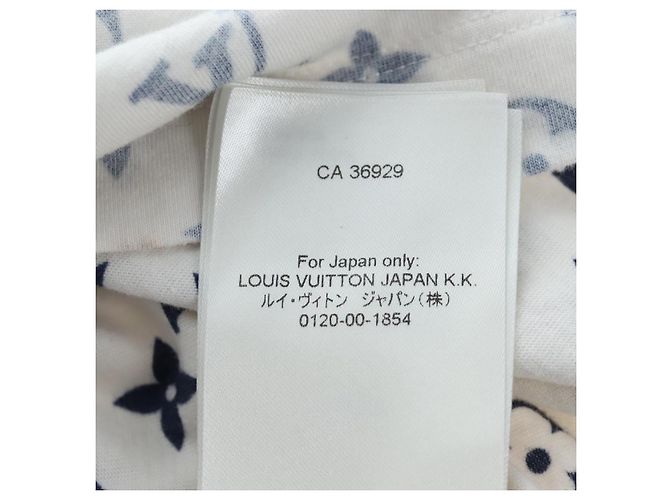 Camiseta estampada LOUIS VUITTON Monogram Escal S Blanca LV Auth 193729M Blanco - vista 17