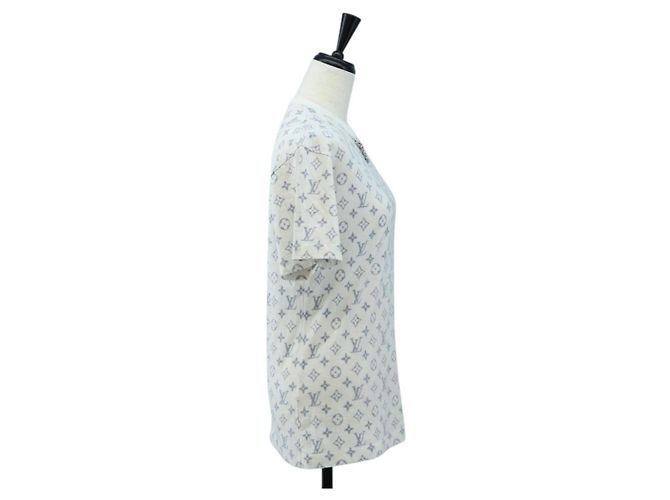 Camiseta estampada LOUIS VUITTON Monogram Escal S Blanca LV Auth 193729M Blanco - vista 4