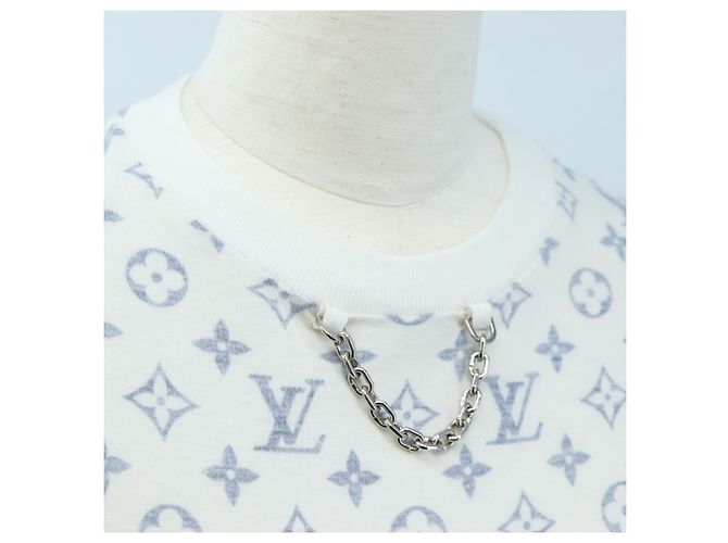 Camiseta estampada LOUIS VUITTON Monogram Escal S Blanca LV Auth 193729M Blanco - vista 5